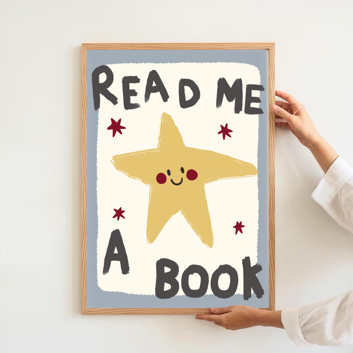 Read me a book - Star | Art print