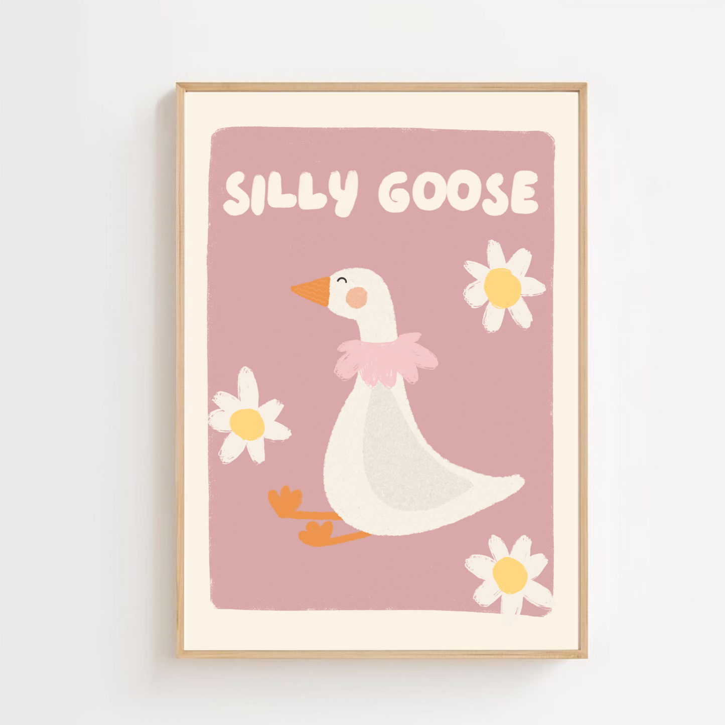 Silly goose - Daisy | Art print