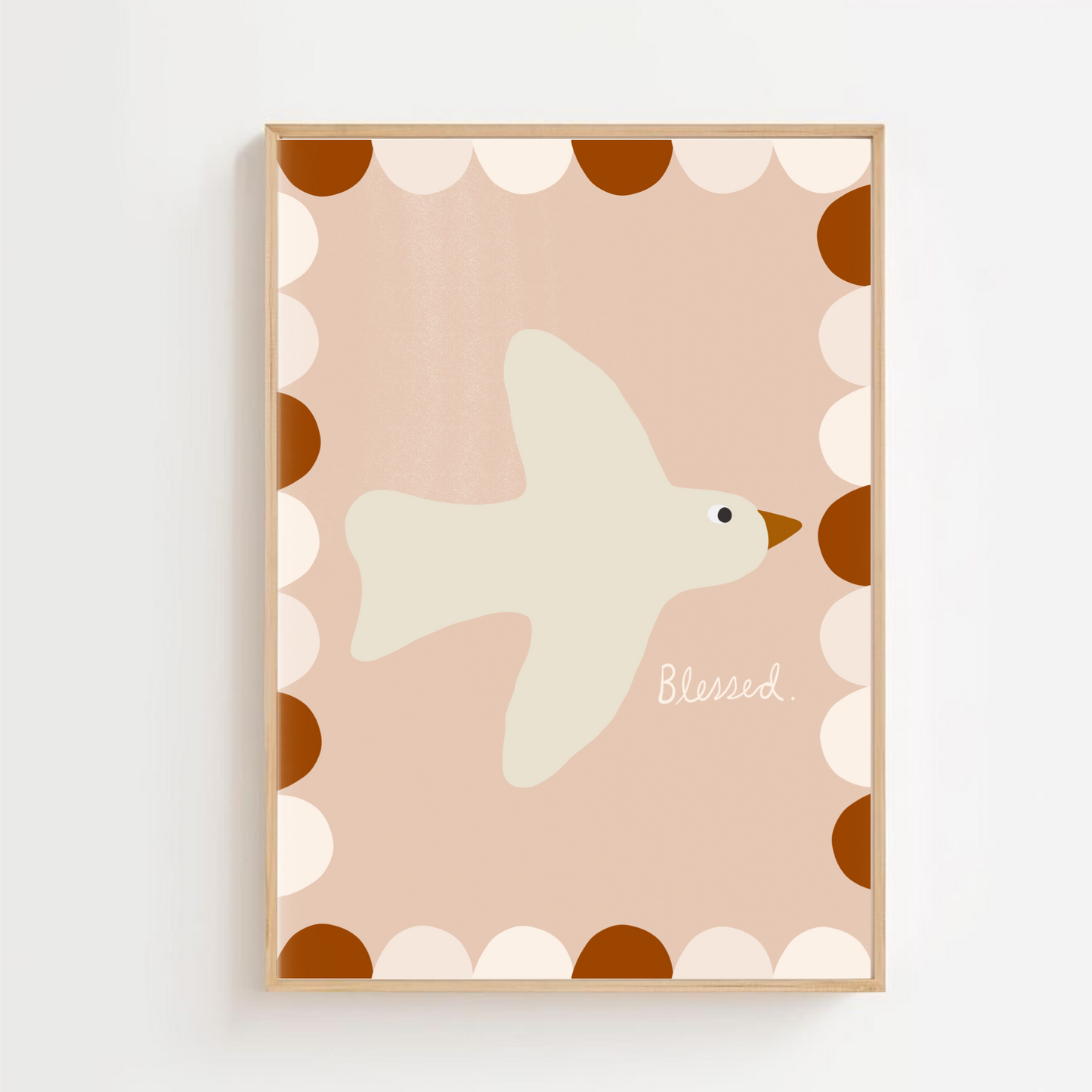Blessed - dove | Art print
