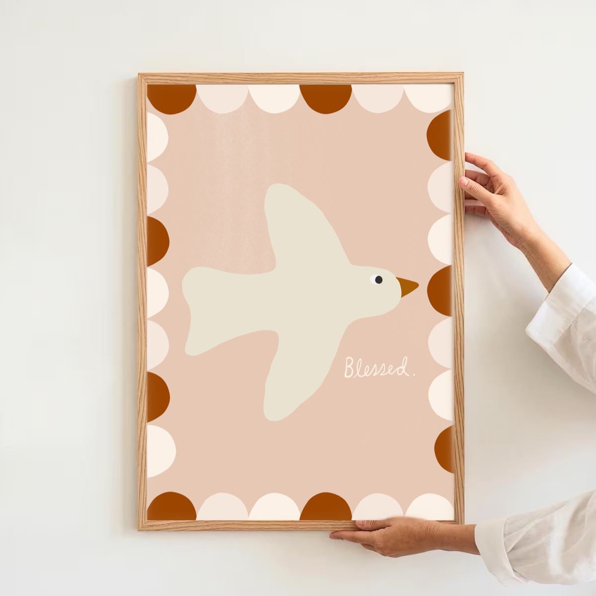 Blessed - dove | Art print