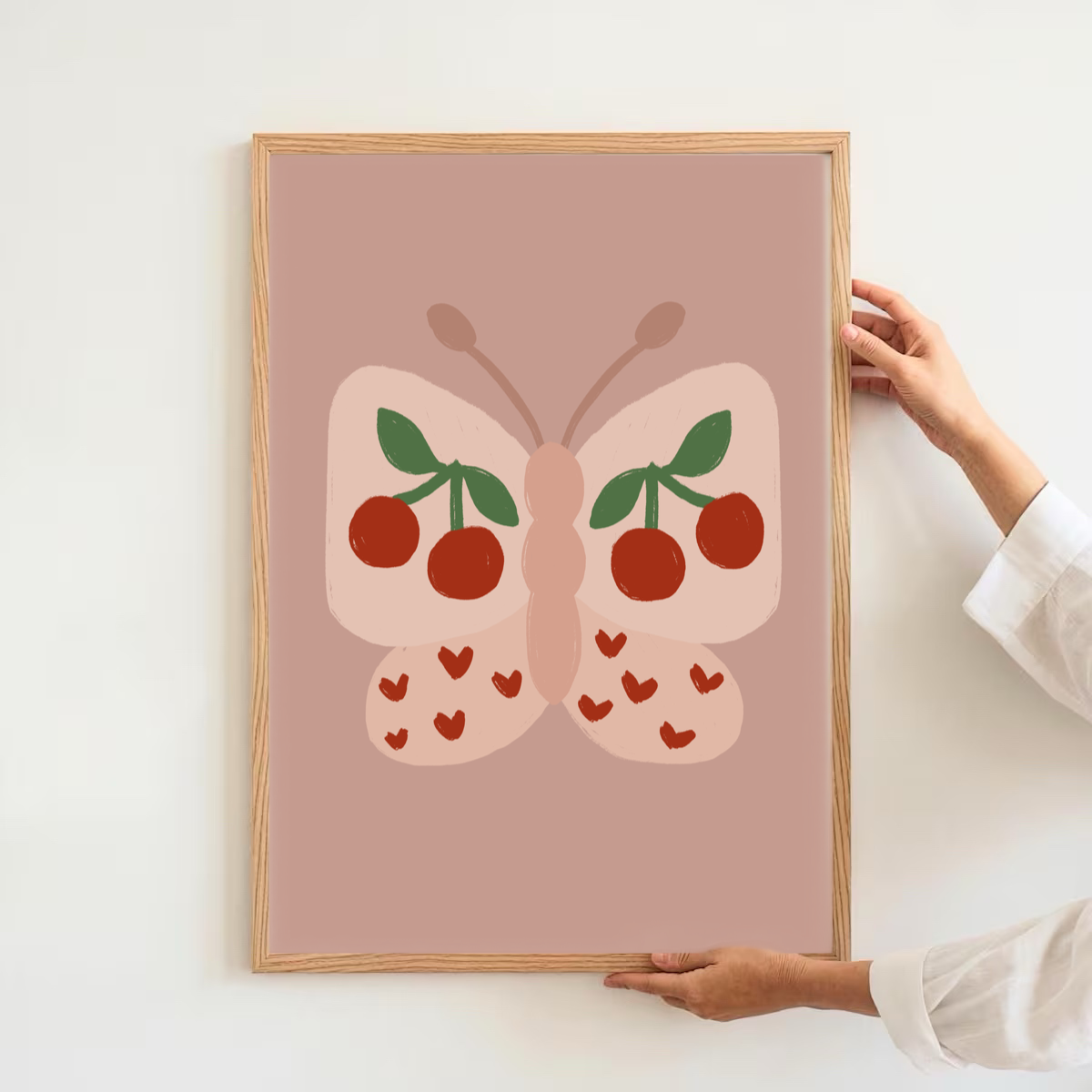 Cherry butterfly | Art print
