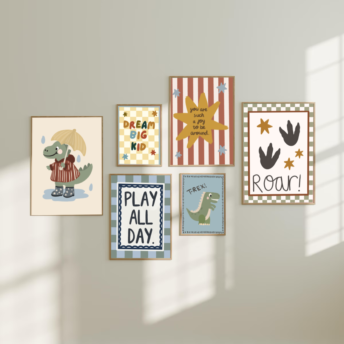 Dinosaur rain | Art print