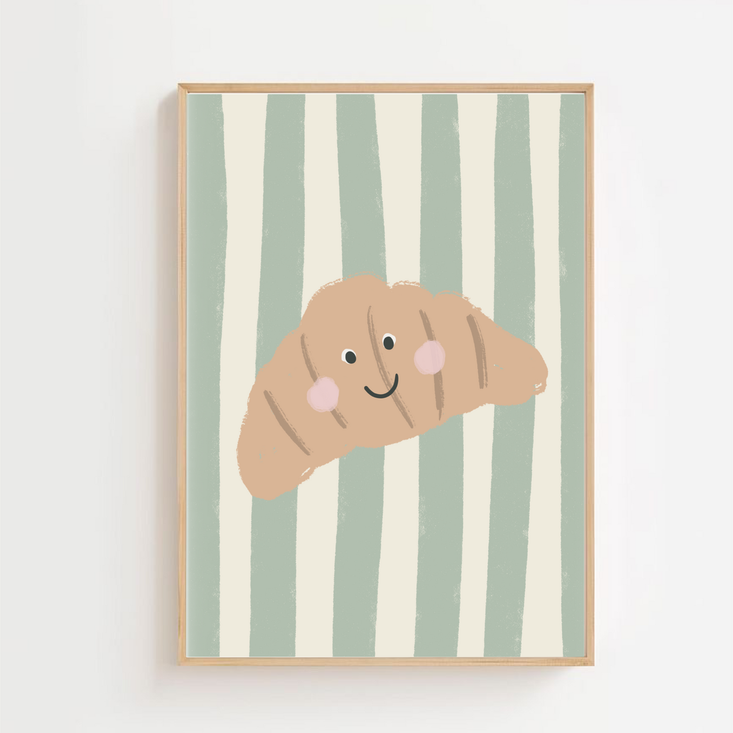 Happy little croissant | Art print