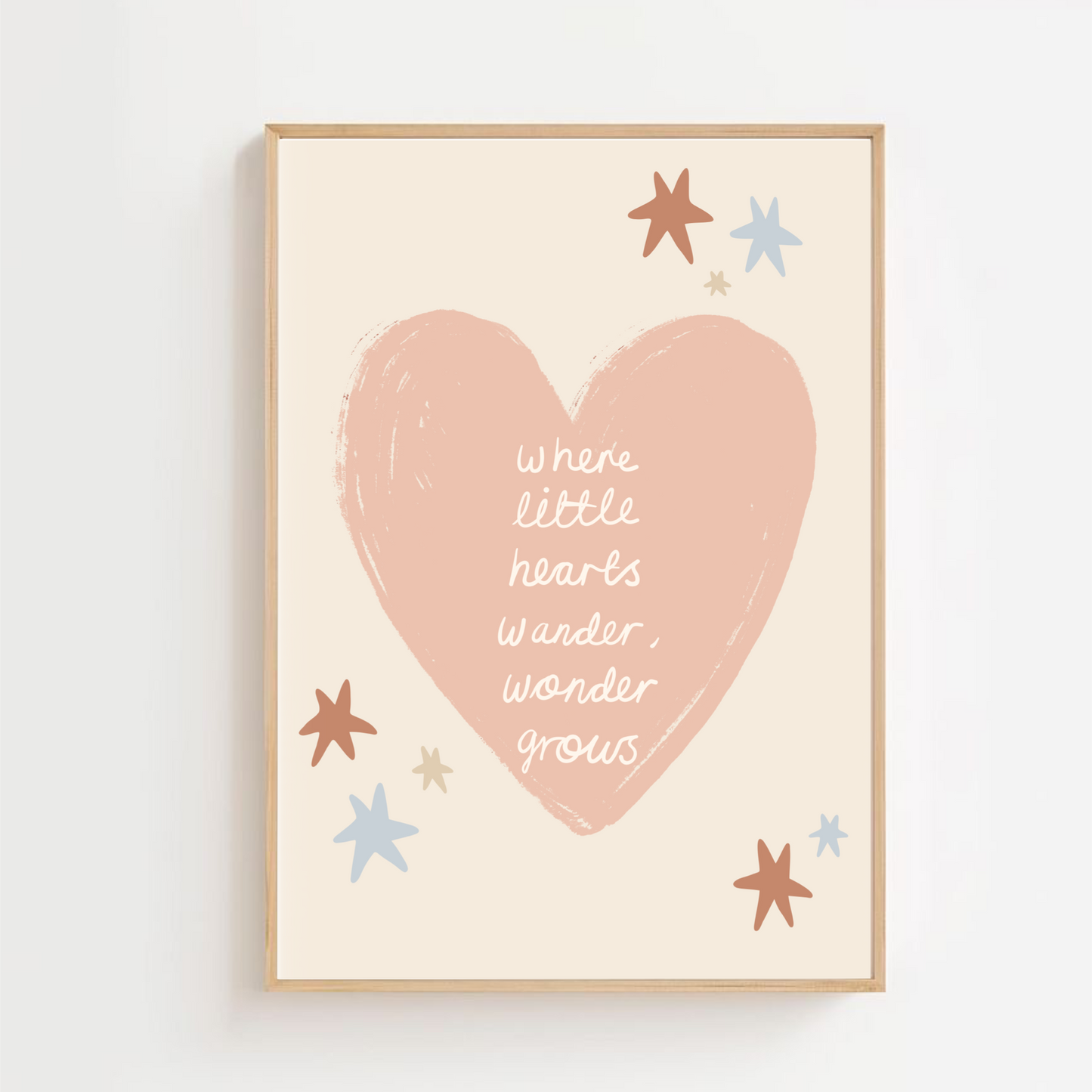 Wonder grows - pink | Art print