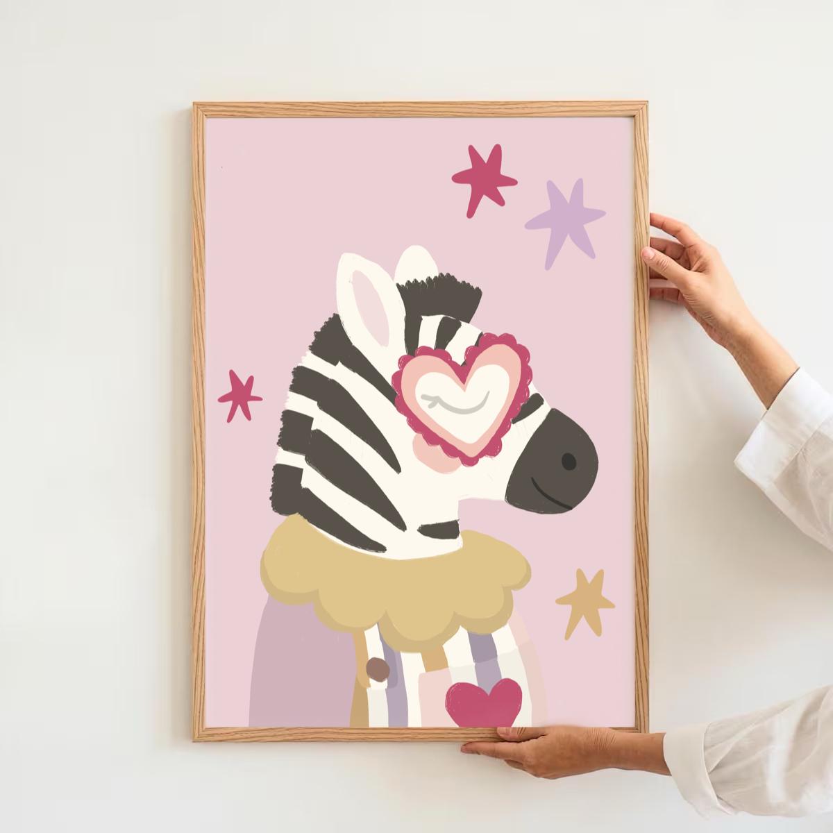 Cool zebra | Art print