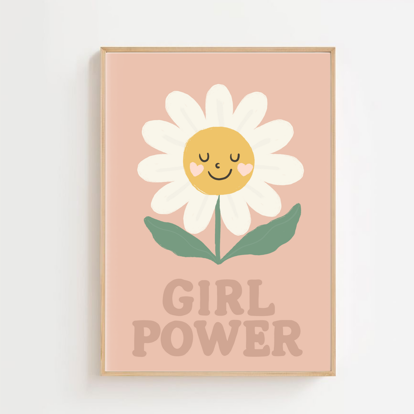 Girl power - Daisy - flower | Art print