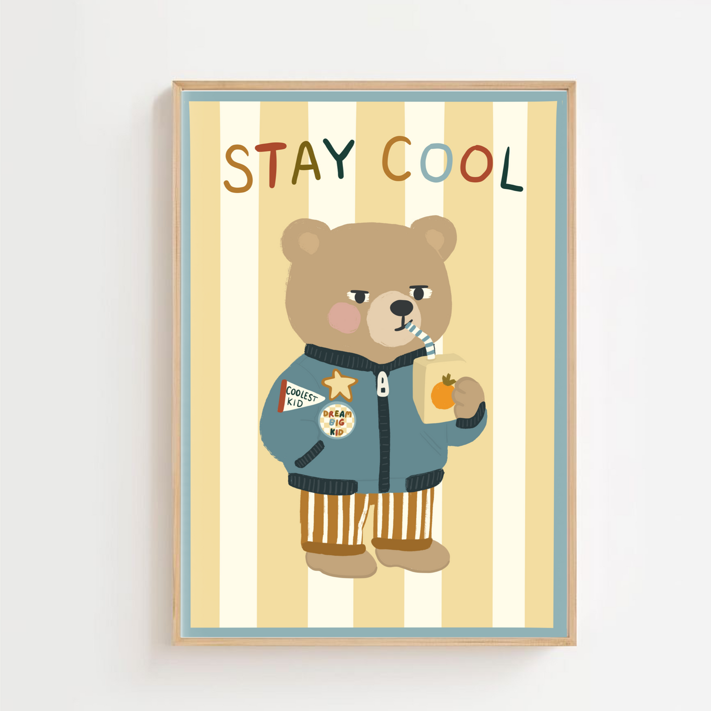 Stay cool - bear | Art print