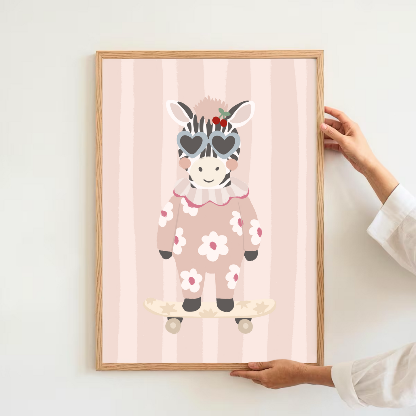 Funky zebra | Art print