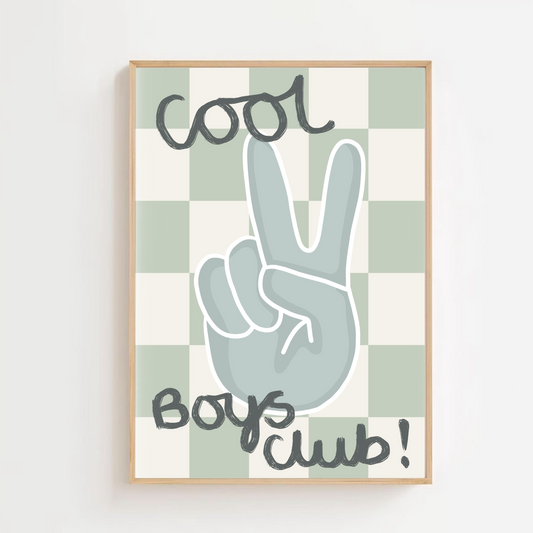 Cool boys club | Art print