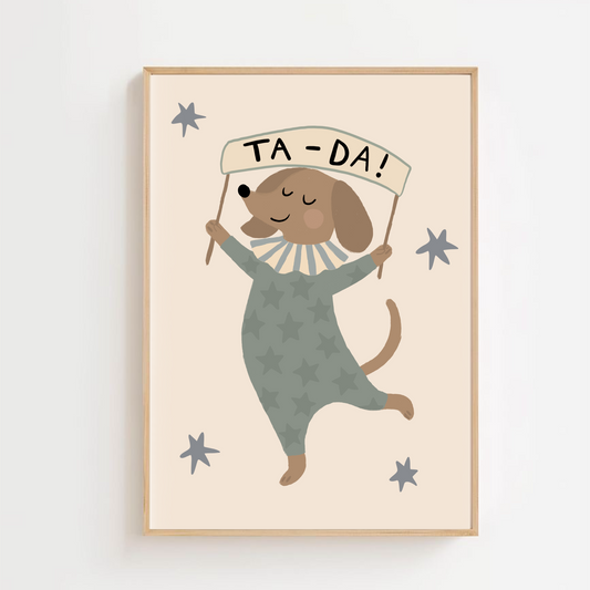 Blue tada | Art print