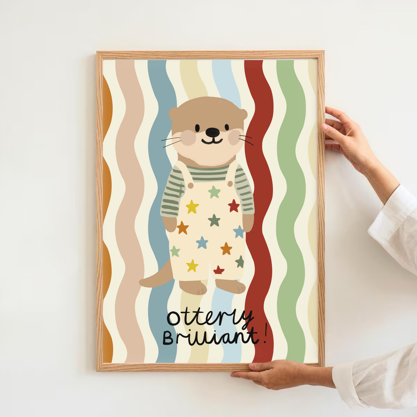 Otterly brilliant - otter | Art print