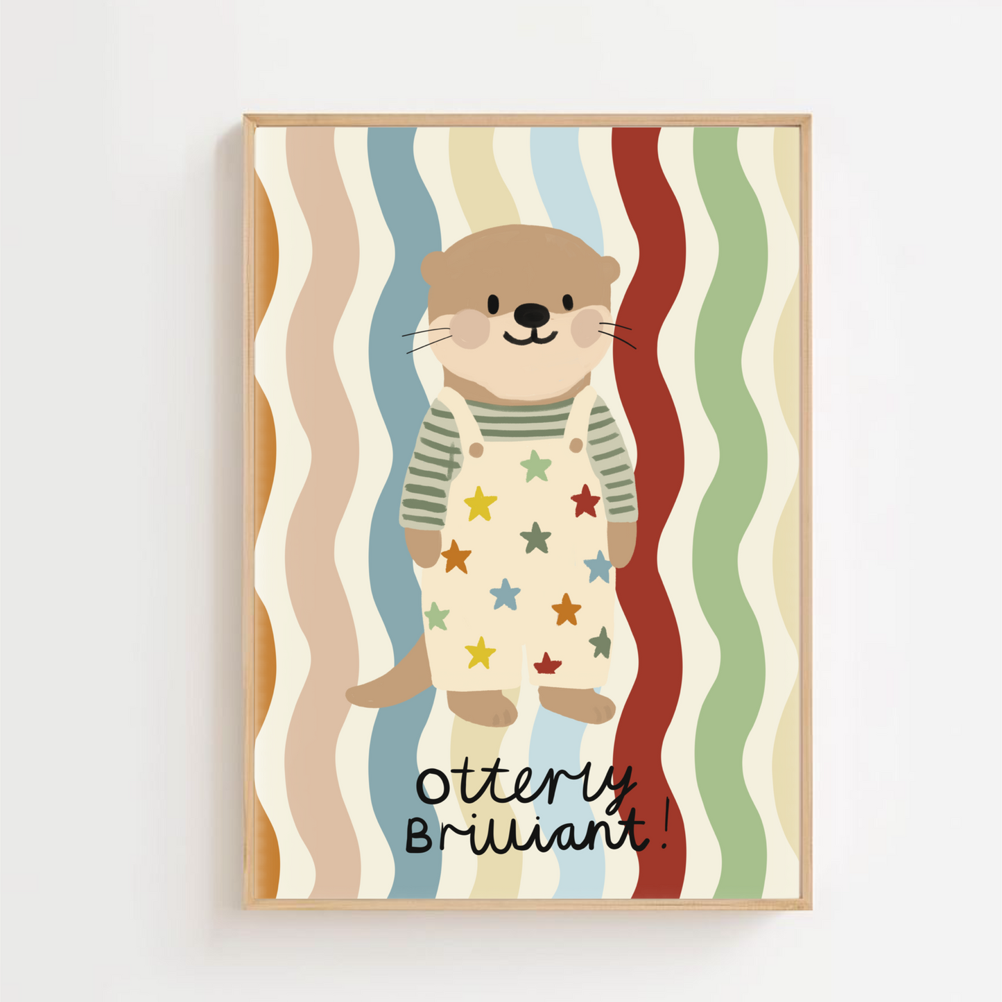 Otterly brilliant - otter | Art print