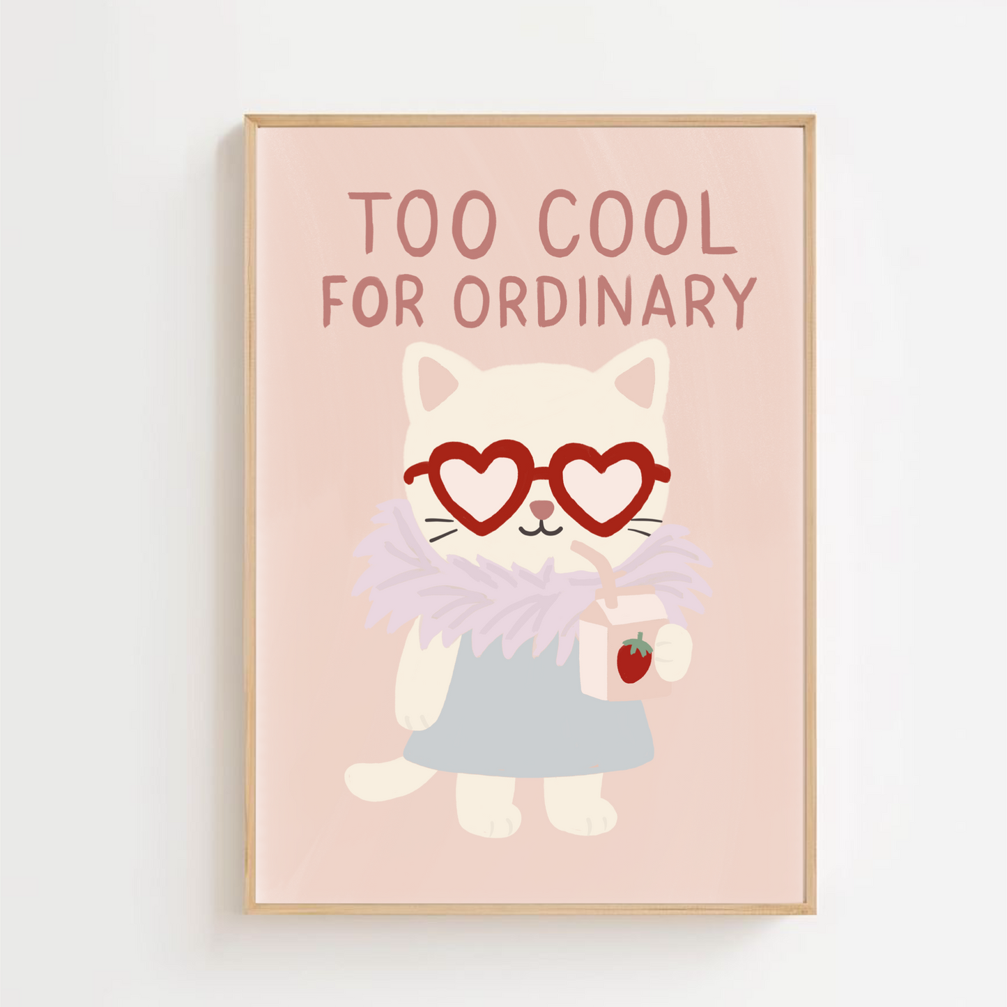 Too cool for ordinary- cat | Art print