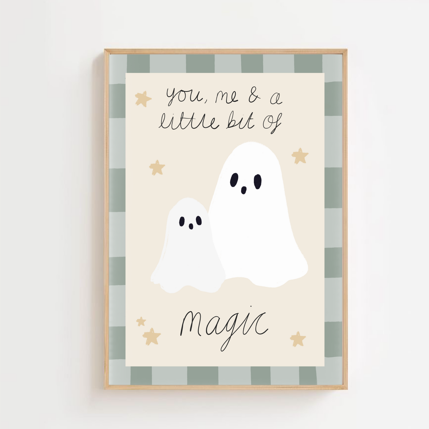 You me and a little bit of magic - ghosts | Art print