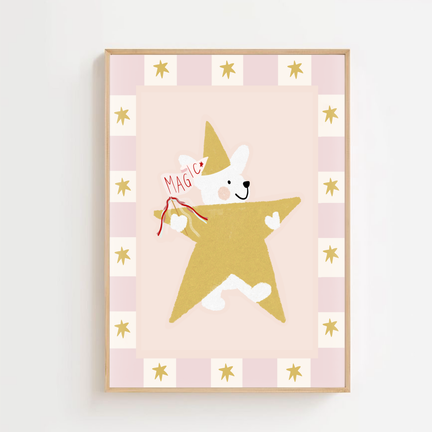 Magic star - Christmas | Art print