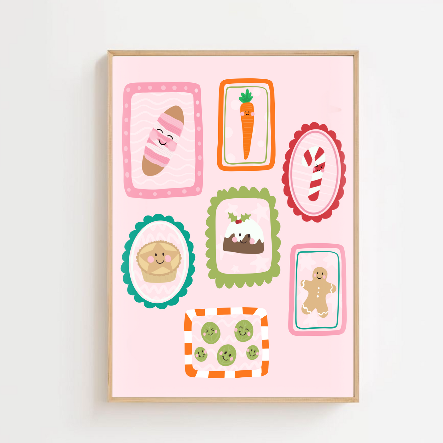 Christmas food | Art print