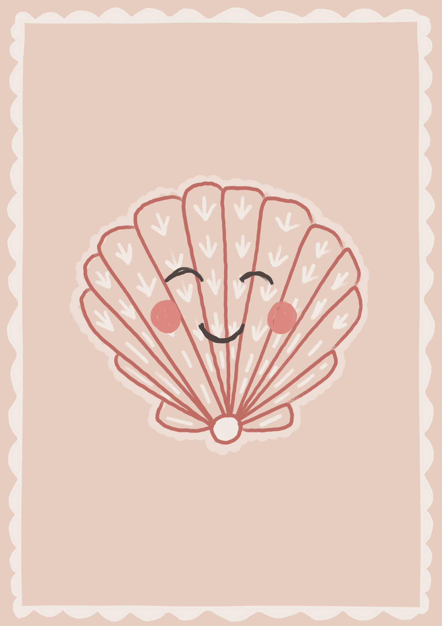 Happy Clam | Art print