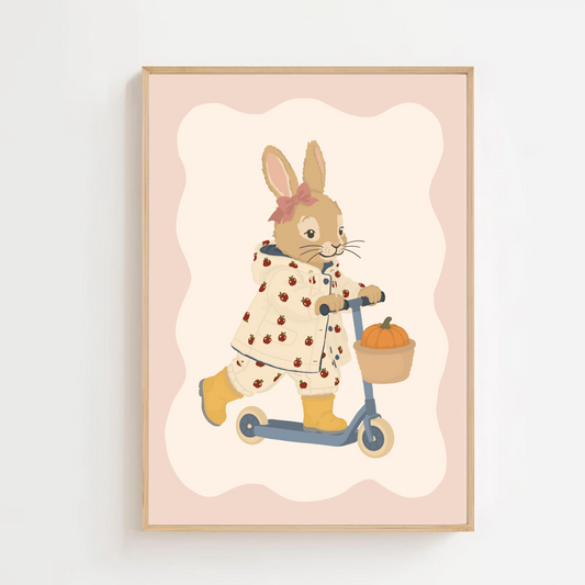 Autumn bunny | Art print