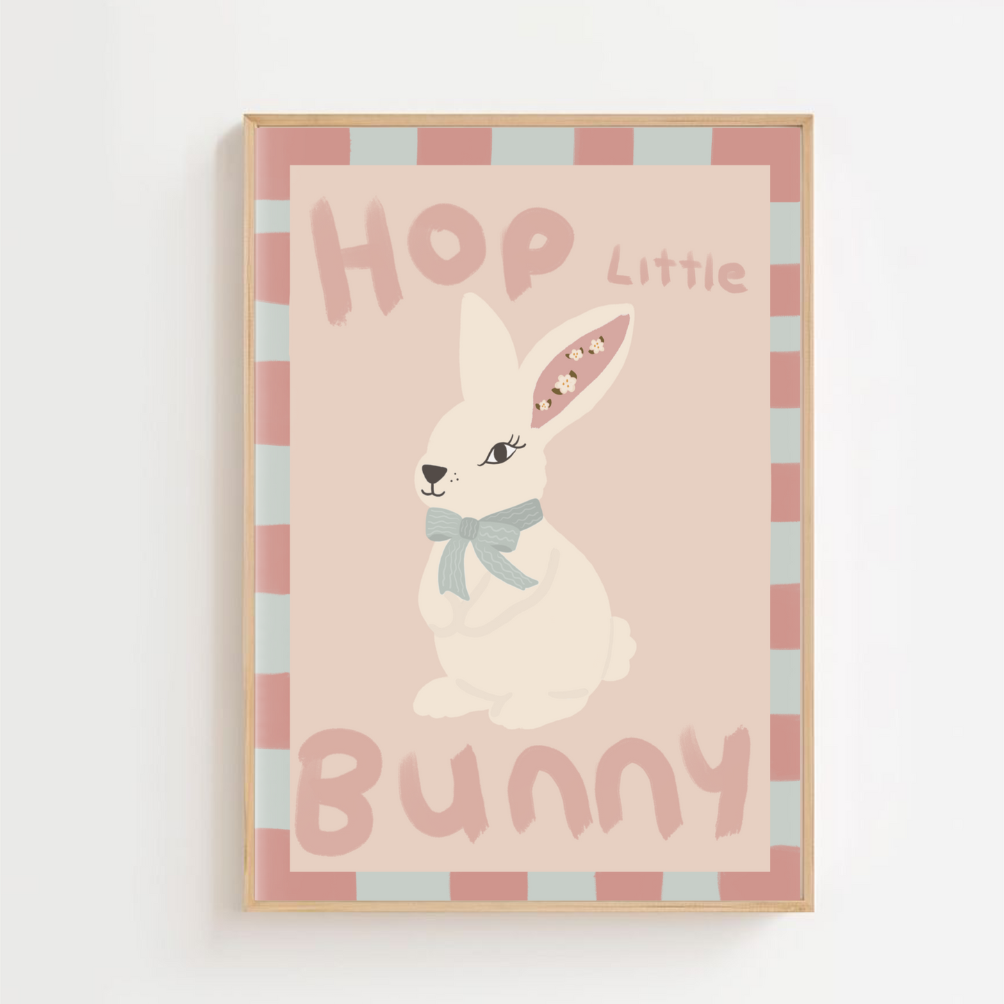 Hop little bunny -| Art print