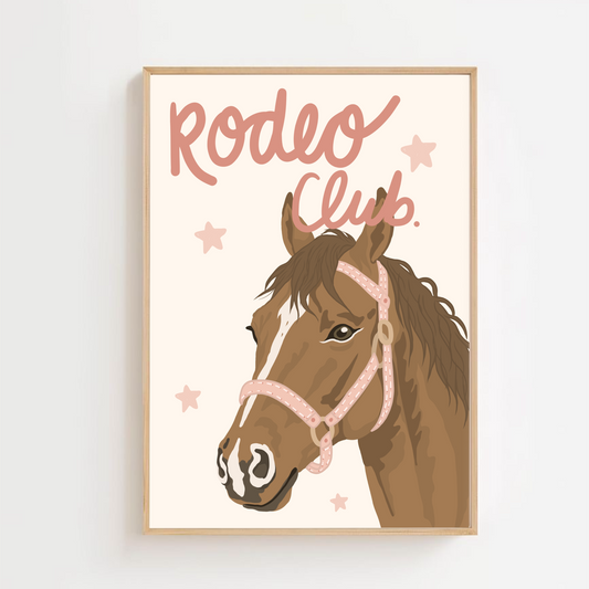 Rodeo club | Art print