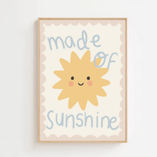 Made of sunshine | Art print