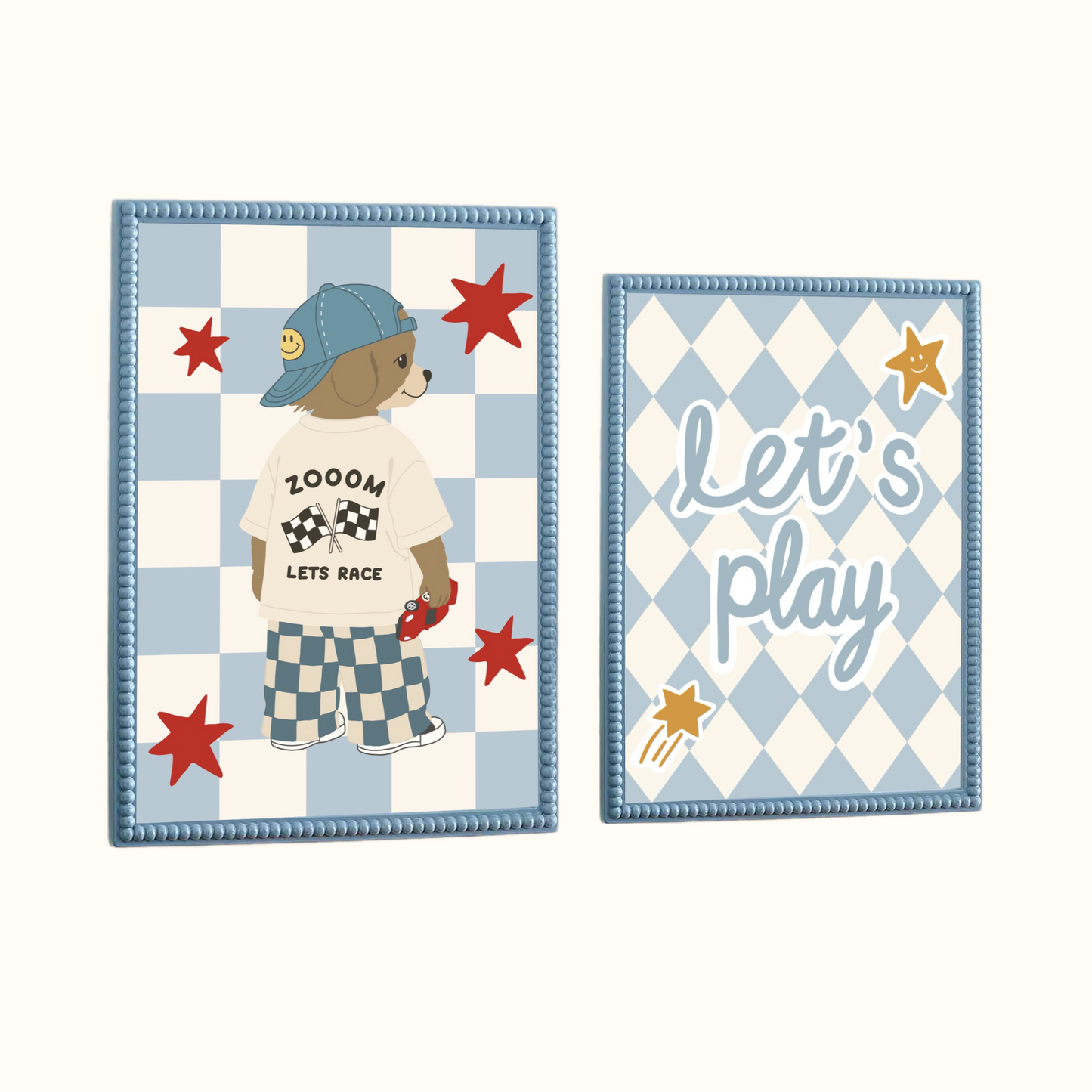 Race car dog | Art print