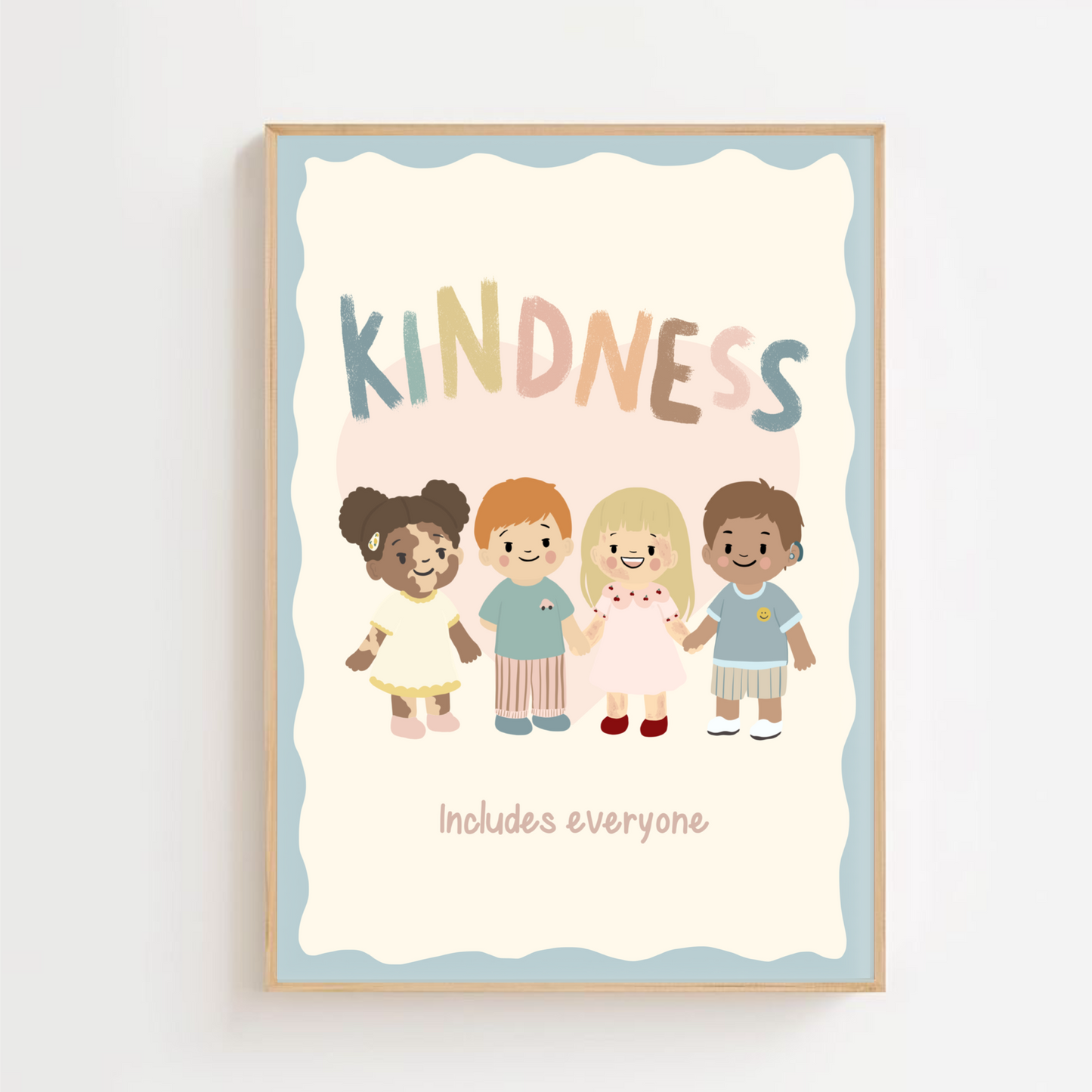 Kindness includes everyone | Art print