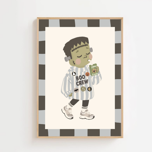 Cookies and scream - Frankenstein |Art print