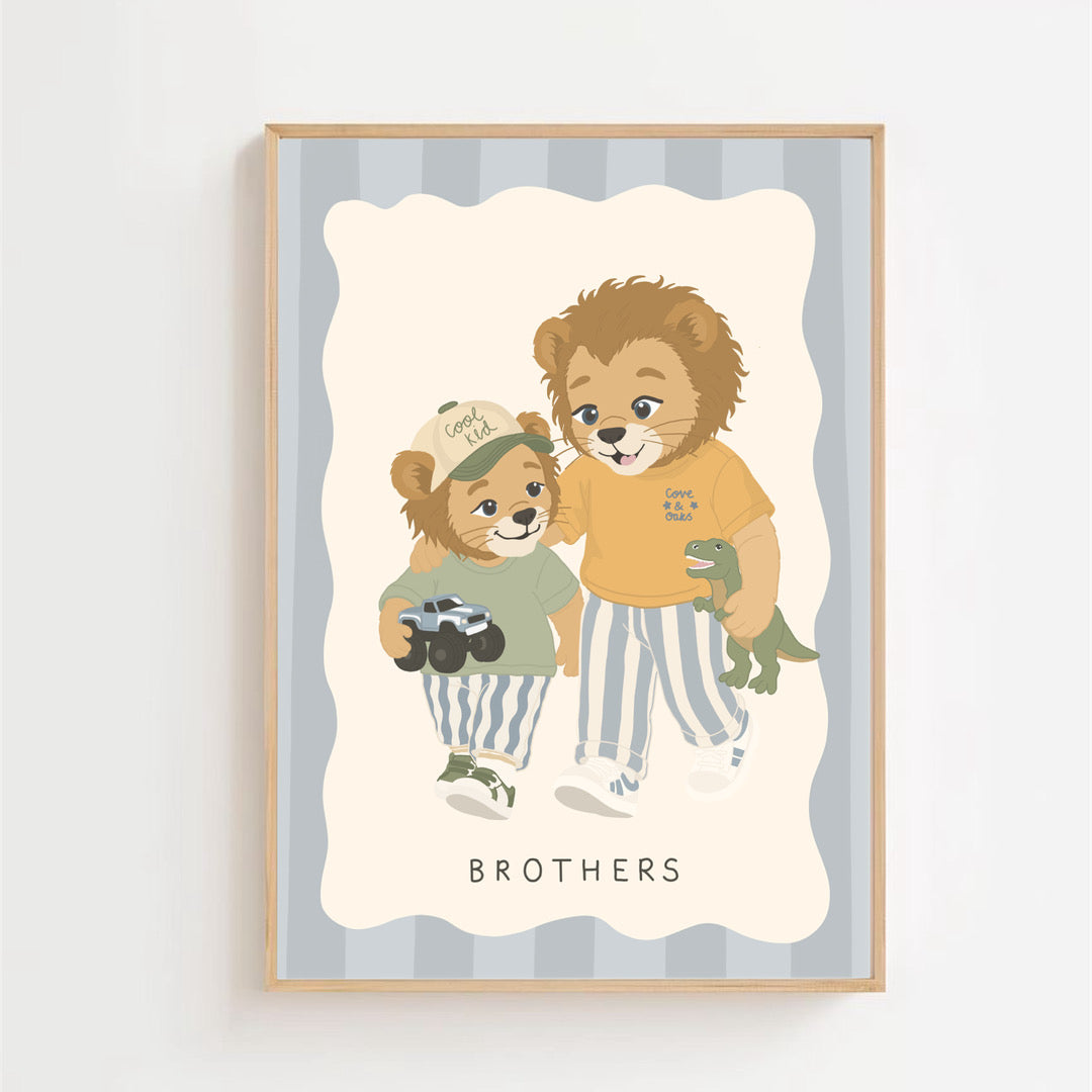 Brothers | Art print