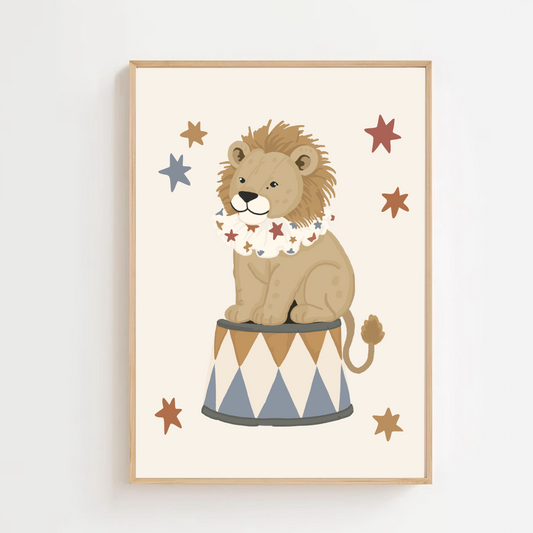 Circus lion | Art print