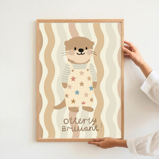 Neutral - Otterly brilliant | Art print