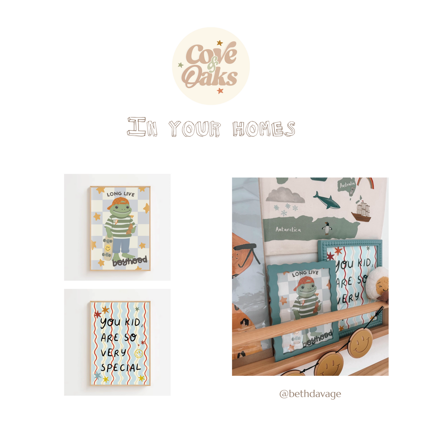 Long live boyhood - frog | Art print