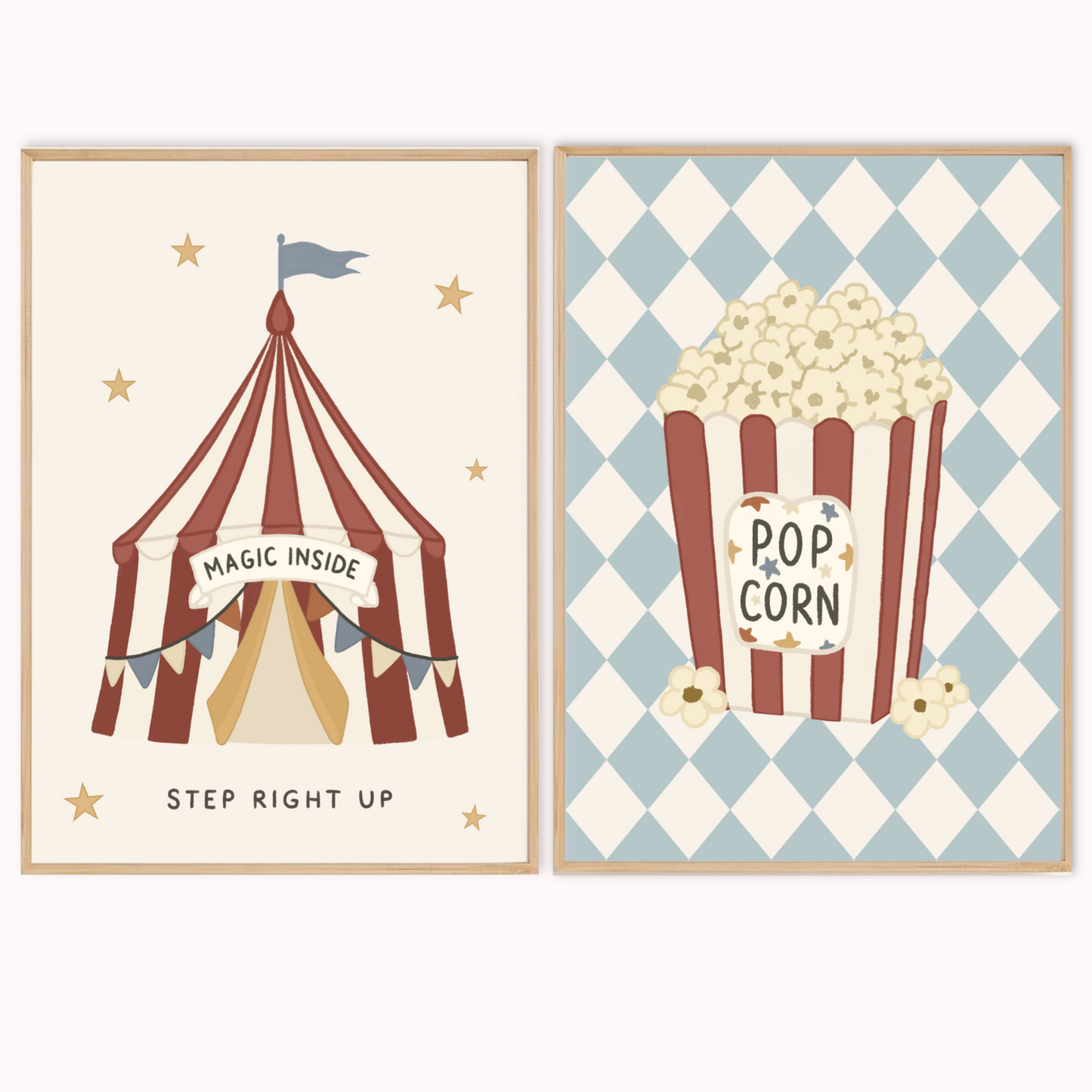 Circus tent - step right up | Art print