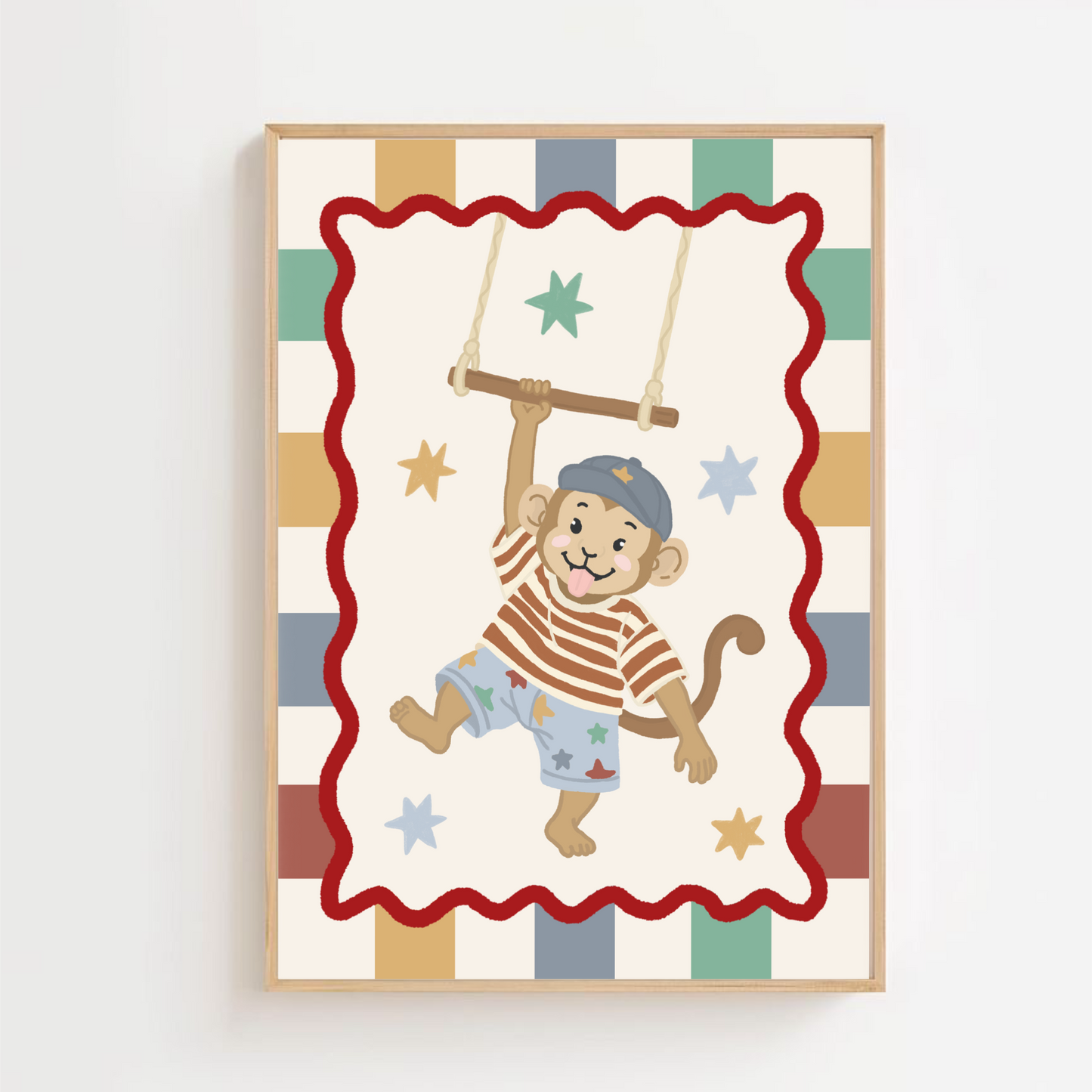 Circus monkey | Art print