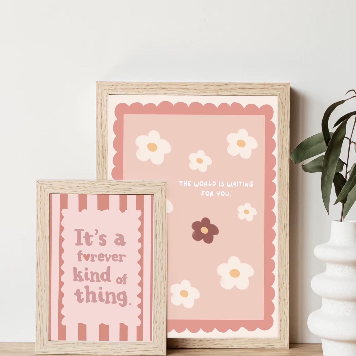 The world is waiting for you - Flower | Art print