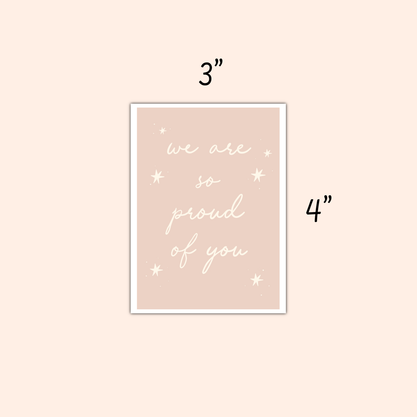 Mini 3x4 individual