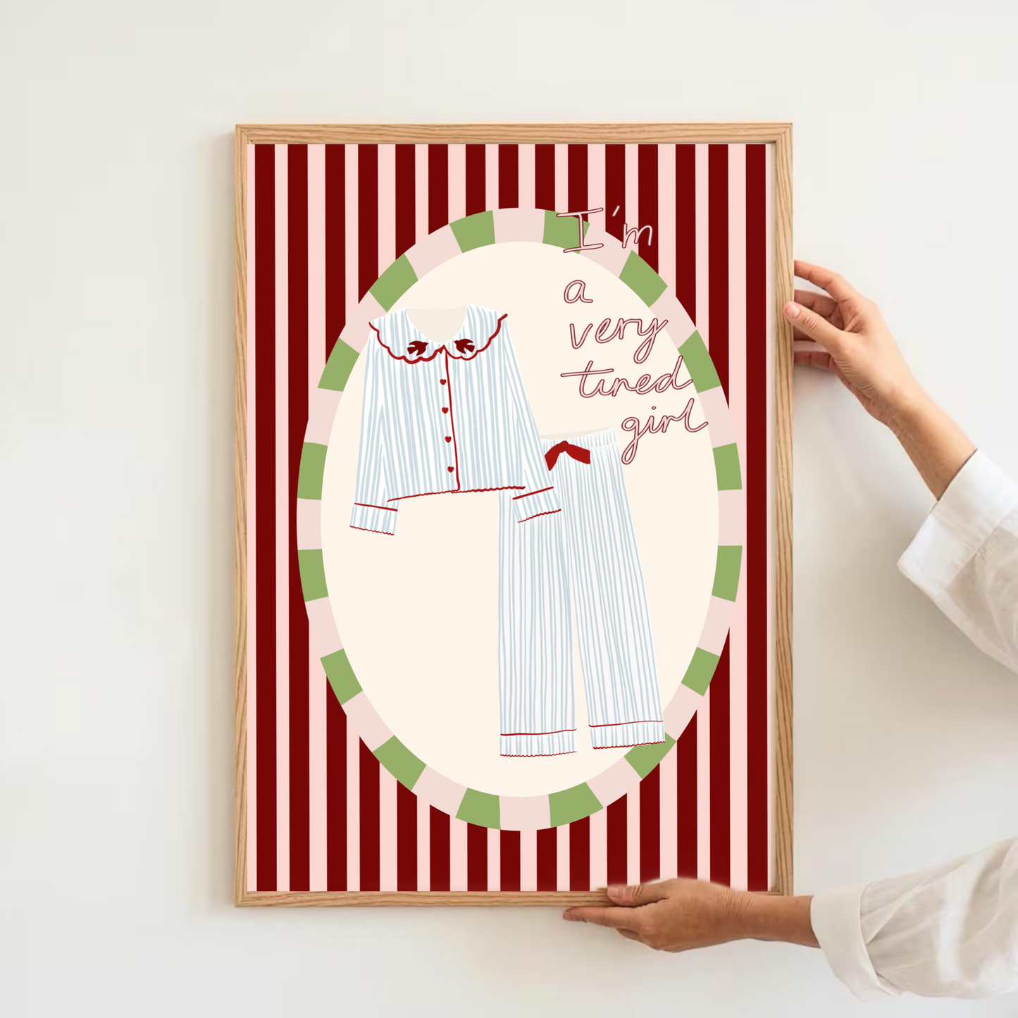 I’m a very tired girl | Art print