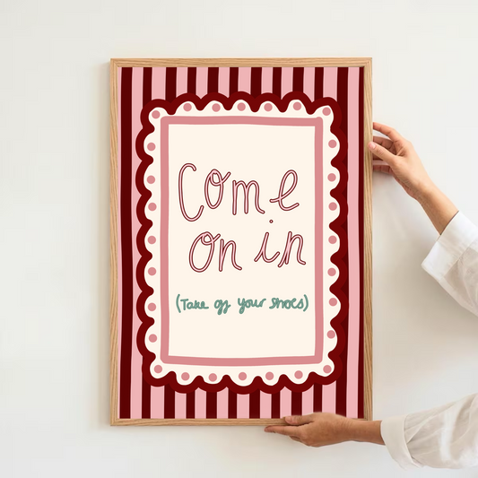 Come on in | Art print