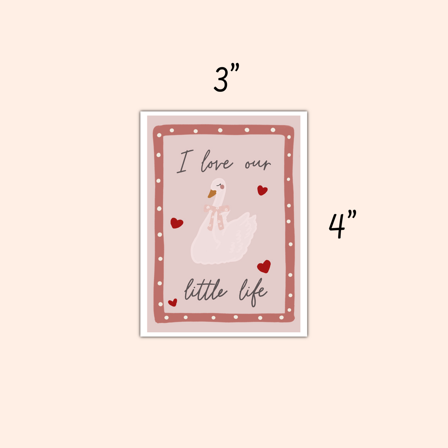 Mini 3x4 individual