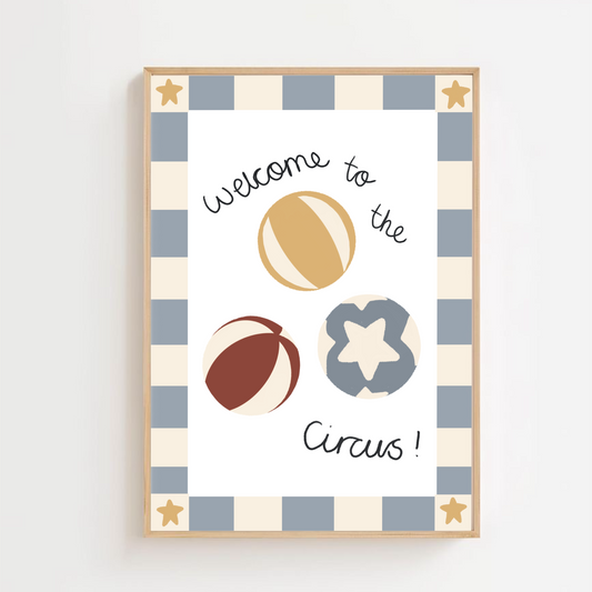 Welcome to the circus - juggling ball | Art print