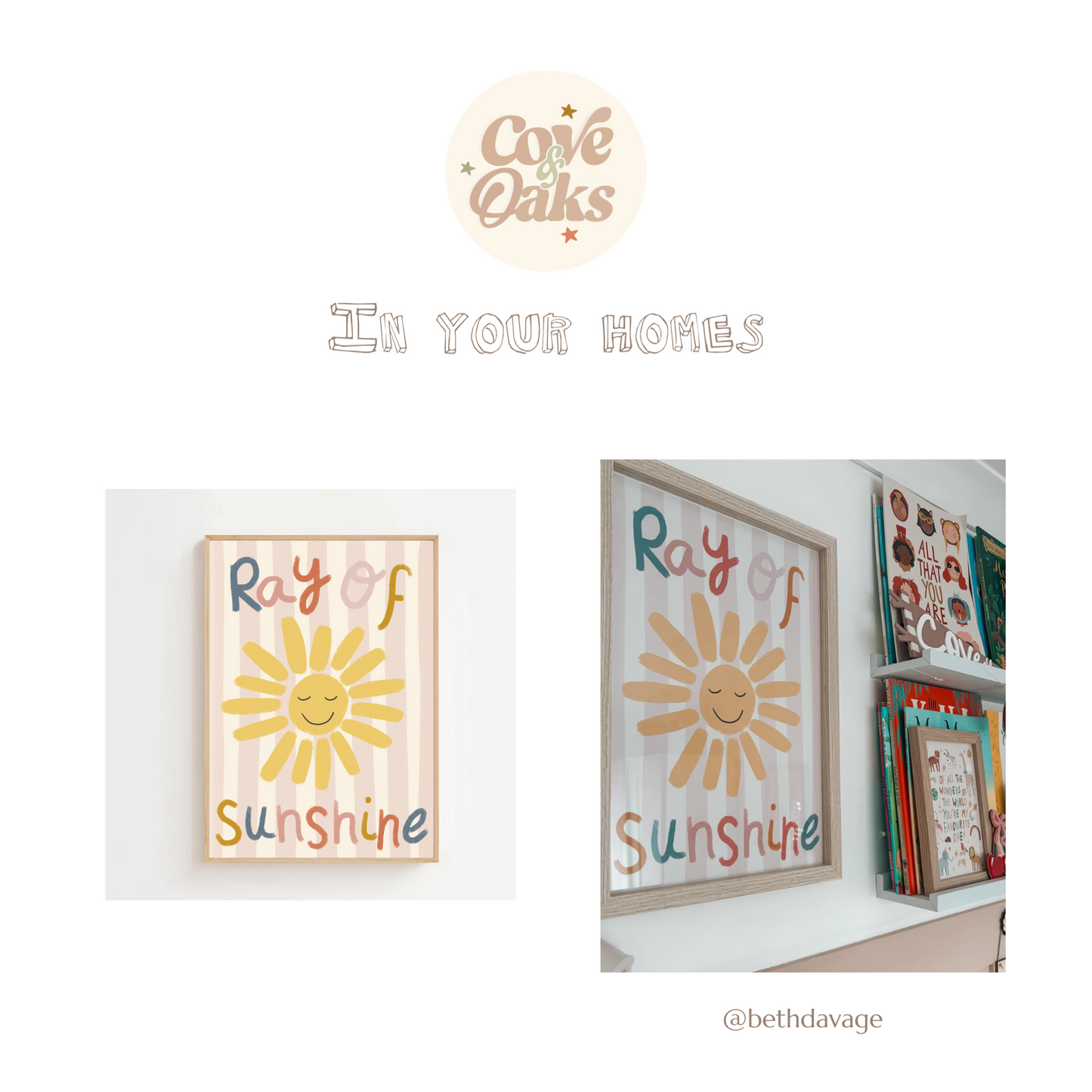Ray of sunshine | Art print