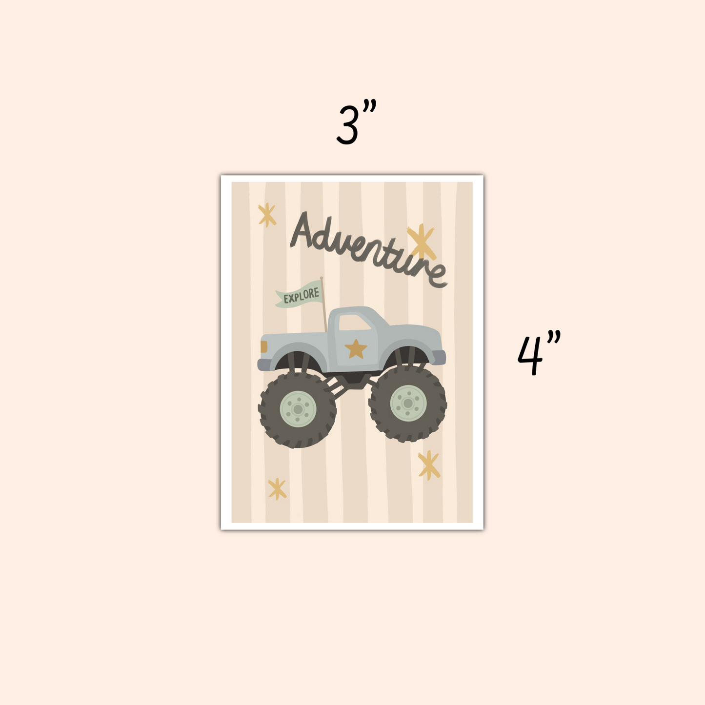 Mini 3x4 individual