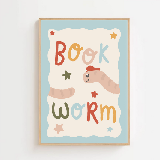 Book worm | Art print