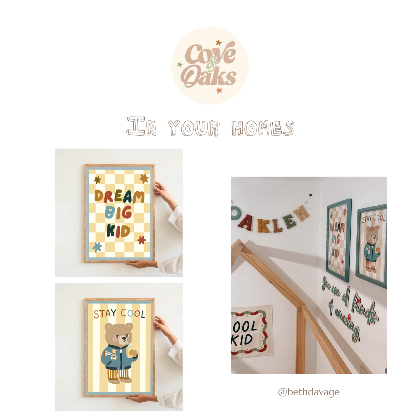 Dream big kid | Art print