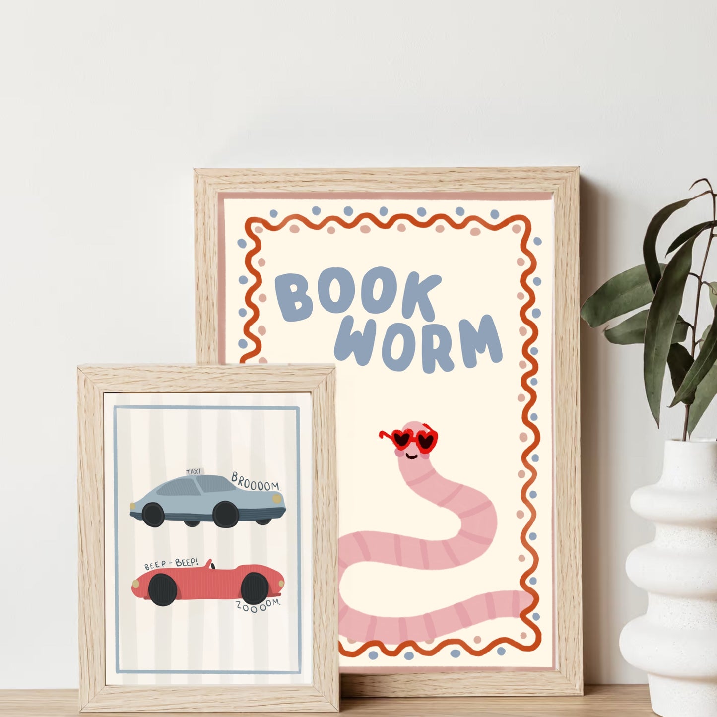 Book worm | Art print