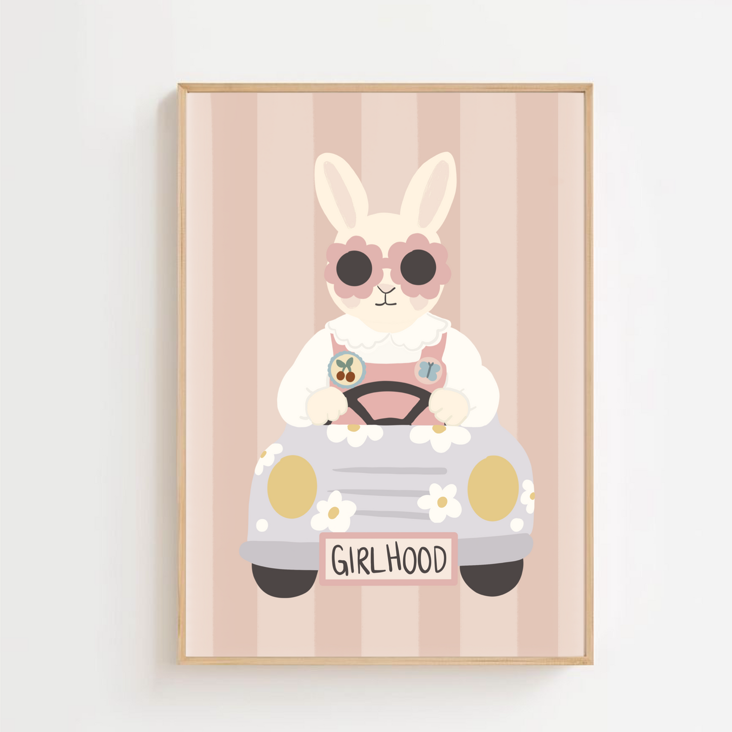 Girlhood - car | Art print