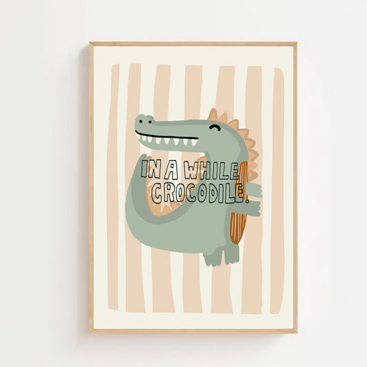 In a while crocodile |Art print