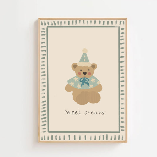 Sweet dreams, Bear | Art print