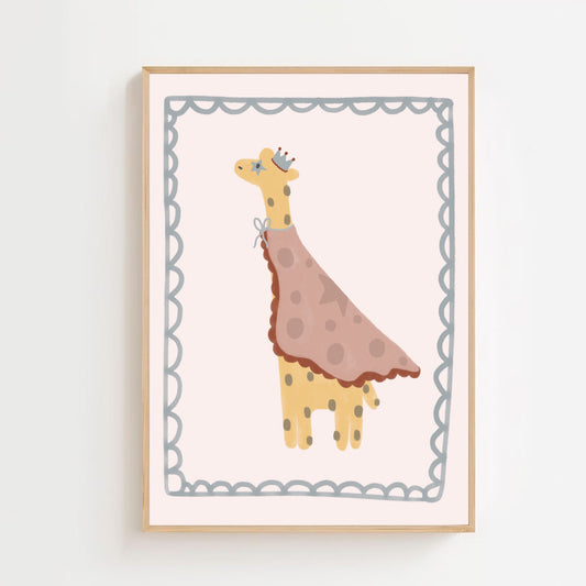 King giraffe | Art print