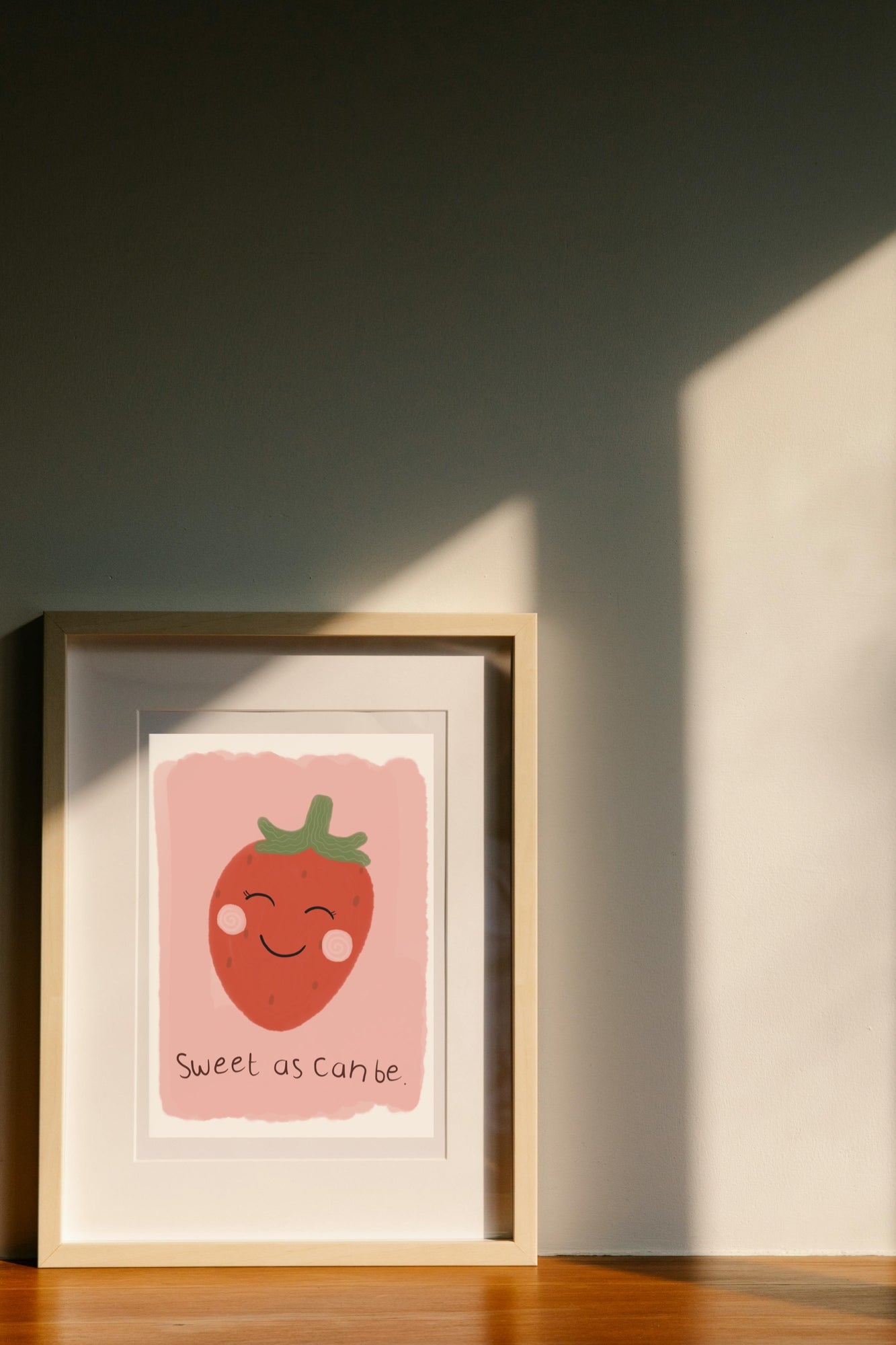 Sweet as can be - strawberry | Art print